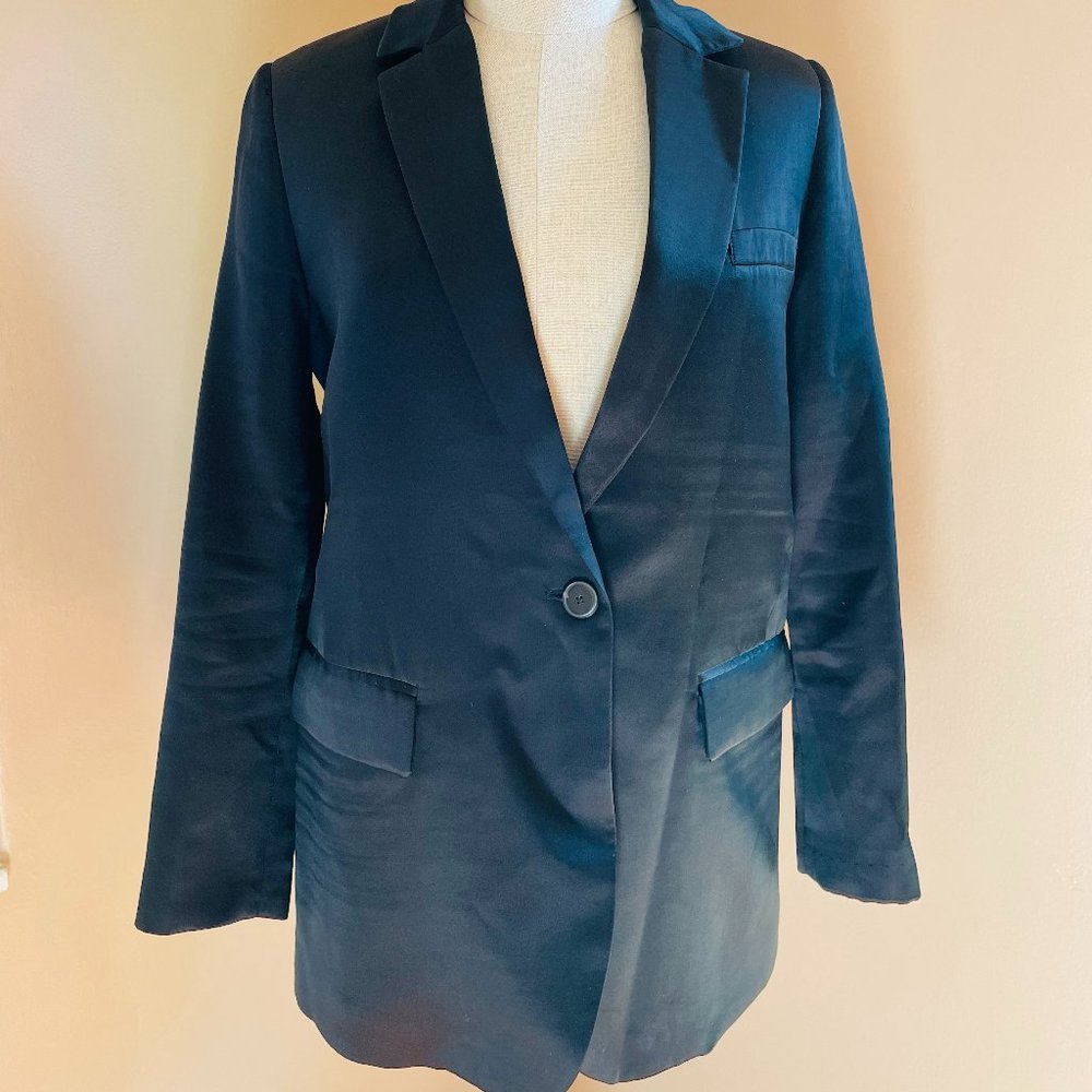 Pomandere Black Silk Evening Jacket